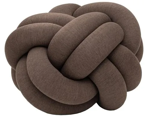Design House Stockholm Knot Kudde XL Brun