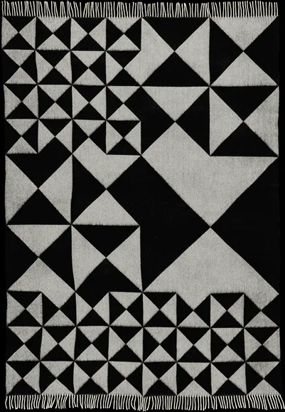 Verpan Mirror Plaid Svart