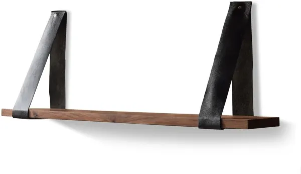 HayFay, Vägg­hylla med remmar, H3x100x20 cm