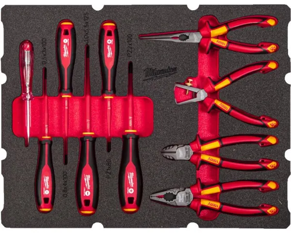 Milwaukee Elektrikerset Skum 10-delad